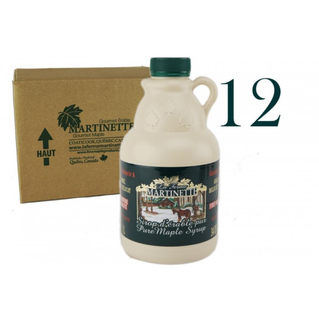 Pure Maple Syrup 12x1l Canada A Golden Delicate Taste La Ferme Martinette 3233