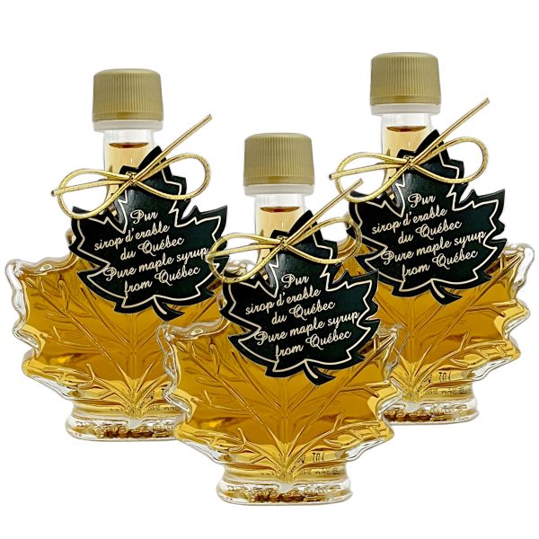 Pure maple syrup CANADA A- Golden, Delicate Taste 3x50ml -Maple leaf