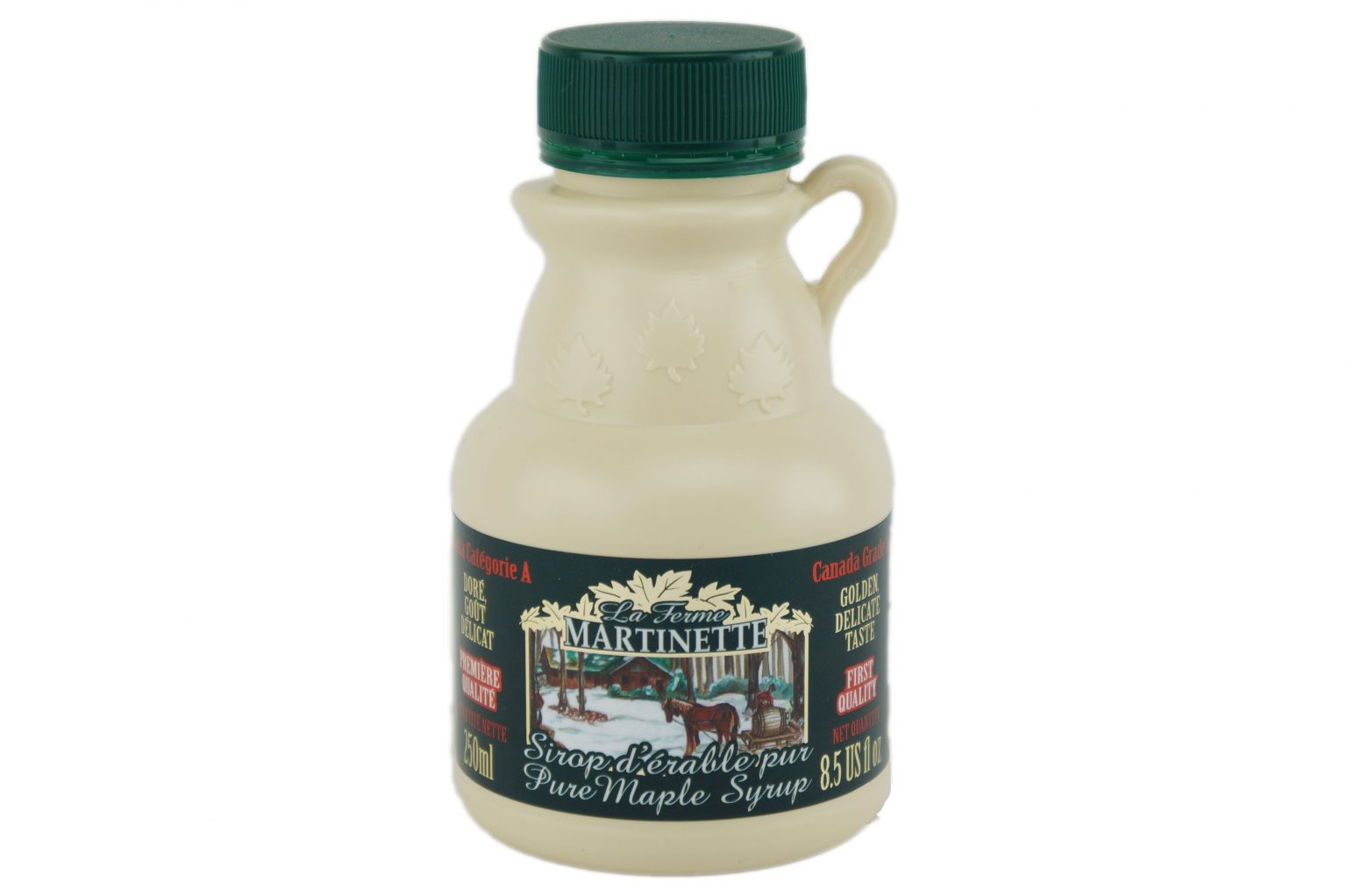 Pure Maple Syrup 250ml Jug Canada A Golden Delicate Taste La Ferme Martinette 4169