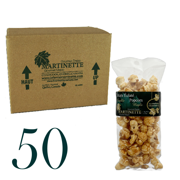 Maple Popcorn 50x50g – case
