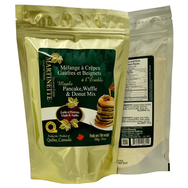 Maple-Apples 500g – Pancake, waffle and donut mix